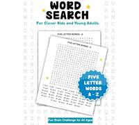 Word Search Five Letter A-Z: Fun Brain Challenge for All Ages