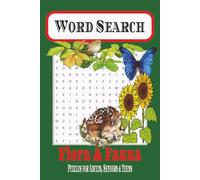 Word Search: Flora and Fauna | A Puzzle Book with Easy to Read Print about Nature, Plants, Animals and More | 6x9 inches | 110 Pages | 50+ Puzzles
