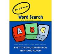 Word Search (For Brain's Development): How to Develop Your Brain In Easier Way and Stay Focus