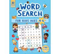 Word Search for Kids Ages 4-6: Easy Puzzles and Sight Words, Word Search for Kindergarteners to 1st Graders (Bonus: Coloring Pictures)