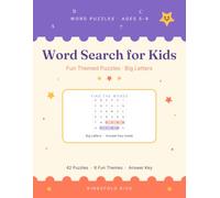 Word Search for Kids Ages 5-9: 42 Fun Themed Puzzles with Big Letters - Animals, Fruit, Ocean, Space & More, with a Complete Answer Key