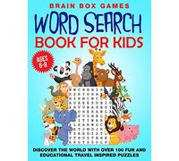 Word Search for Kids Ages 6-8: Travel Around the World