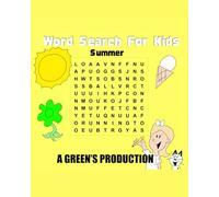 Word Search For Kids Summer