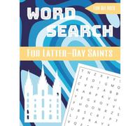 Word Search for Latter-Day Saints: Gospel Themed Words | Blue Cover | 8x10 inches, 50 pages | Great gift for sacrament, primary, quiet time, trips, or free time!