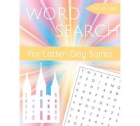 Word Search For Latter-Day Saints: Pink | 8x10, 50 pages | Easy to read | About LDS scriptures, culture, and more! | Gifts for sacrament meeting, quiet times, vacations, and holidays.