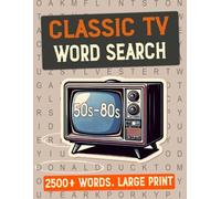 Word Search for Seniors And Adults: Classic TV Shows, Large Print, Nostalgic Movies And Music from 1950s, 60s, 70s & 80s, a Wordfind Brain Game ... citizens featuring Jumbo and a Big Font.
