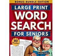 Word Search for Seniors Large Print: 80 Themed Word Find Puzzles in Big Font for Elderly Adults (Cognitive Games for Seniors)