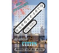 WORD SEARCH For You! Puzzle Book: Easy-to-read Word Searches about Cities, Skyscrapers, and Buildings | 6x9 inches | 110 pages with 50+ puzzles! | ... Vacation Entertainment, Free-Time Killer