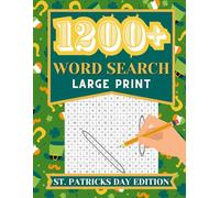 Word Search Large Print, St Patrick's Day, 8.5" X 11" Inches, Puzzle Book, Aesthetic, 1200+ Words w/ Solutions, For Adults and Seniors, Themed and ... For Travel, Relax and Fun for all Levels