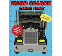 Word Search Large Print Truck Driver Edition