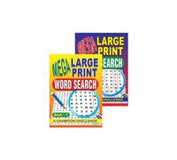 Word Search Mega Large Print Books 1 and 2
