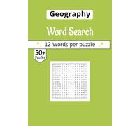 Word search puzzle book about Geography: A Word Search Journey Through Earth's Continents, Oceans, and Landscapes