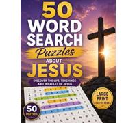 Word search puzzle book about Jesus: 50 puzzles more than 500 words (Christian Activity Books)
