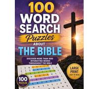 Word search puzzle book about The Bible: 100 puzzles more than 1000 words (Christian Activity Books)