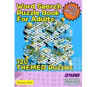 Word Search Puzzle Book For Adults: 120 THEMED Puzzles