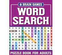 Word Search Puzzle Book for Adults: 85 Large Print Word Search Puzzles & Solutions for Daily Brain Stimulation