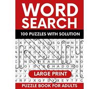 Word Search Puzzle Book for Adults: Over 2000 Words Relaxing and Activity Brain Game Creative Gift for Young Teens Seniors Elderly Woman Men and more!