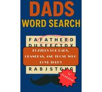 Word Search Puzzle Book for Dads and Grandpas: Challenging Puzzles for the Men Who've Mastered Everything Else | 6x9", 100 pages | 50 puzzles