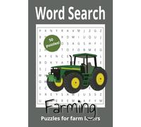 Word Search Puzzle Book For Kids and Adults: Word Search With Easy to Read Print About Farming, Farm Animals, Farm Life (and More!), 6x9 inches, 100 ... Gift for Vacation, holidays and free time