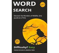 Word Search Puzzle Book: Fun & Educational Animal Word Search Puzzle Book for Kids, Adults & Seniors. Learn Animal Names While Boosting Vocabulary, ... Gift for Vacations, Holidays and Free Time