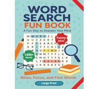 Word Search Puzzle Book: Large Print Word Search about Variety, Relaxing, A Bit of Everything and Daily Brain Workout. A great gift for anyone who loves a brain challenge. 8.5x11 inches.
