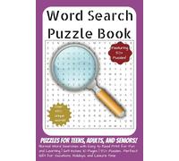 Word Search Puzzle Book: Normal Word Searches with Easy to Read Print for Fun and Learning | 6x9 Inches, 110 Pages | 50+ Puzzles... Perfect Gift for Vacations, Holidays, and Leisure Time