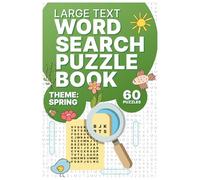 Word Search Puzzle Book: Spring Theme Vol. 1 - Large Print