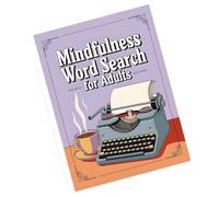 Word Search Puzzle Book with Recycled Paper Offering Green Screen-Free Fun Activities Puzzle Book