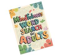 Word Search Puzzle Book with Recycled Paper Offering Green Screen-Free Fun Activities Word Search Activity Notebook