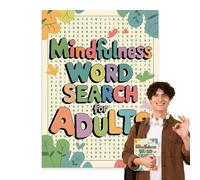 Word Search Puzzle Books for Adults, Word Search Books, Relaxing Games for Stress Relief - Relaxing Word Search Book for Adults and Seniors Fun Word Search Game for Stress Relief, Including