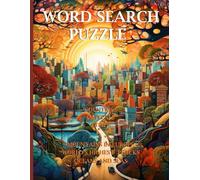 Word Search Puzzle Countries Capitals Cities Mountains Oceans and Seas: You keep your brain active and relax by coloring