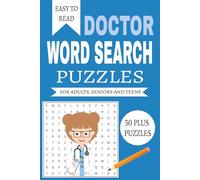 Word Search Puzzle for Doctors: Word Searches with Easy to Read Print about Doctors, Healthcare Worker and More | 6x9 inches, 110 pages | 50+ Puzzles... Gifts for Vacations, Holidays and Free Times