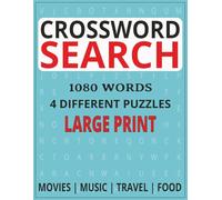 Word Search Puzzles: Easy to Read Large Word Search Print | 120+ Puzzles … Gift for vacation, Holidays and Relaxing