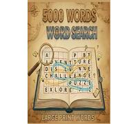 Word Search Puzzles for Adults & Teen: 5000 Words | 126 Fun & Challenging Puzzles | Large Print | Answers Included | One Puzzle per Page