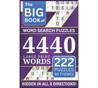 Word Search Puzzles for Adults - Unplug & Focus: Word Searches with Easy to Read Print | 4,440 Words to Find | 222 Puzzles | 64 Themes | All 8 ... Play Anytime Anywhere ... Gift for Free Times