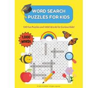 Word Search Puzzles for Kids: 100 Fun Puzzles and 1000 Words for Curious Kids! | Large Print