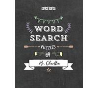 Word Search Puzzles for Mr. Charlton