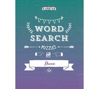 Word Search Puzzles for Nannie