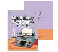 Word Search Puzzles - Portable Brain Exercise Activities, Mindfulness Focus Practice Pages, Cognitive Skills Building Game Book | Relaxing Words Finding Challenges forThui