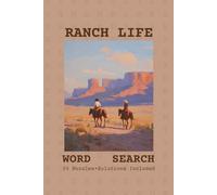 Word Search - Ranch Life: Word Searches with Easy to Read Print About Ranch Life | Horses Word Puzzle for Adults, Seniors | Puzzles for Anxiety Relief | 6x9 Inches | Gift for Vacations