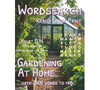 Word Search: Really Large Print: Garden At Home: Over 2400 Words to Find (Americana)