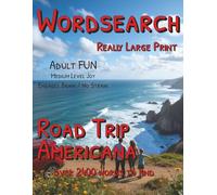 Word Search: Really Large Print: Road Trip: Over 2400 Words to Find (Americana)
