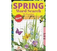 Word Search Season of Spring for Adults, Seniors, Teens: 55 Unique Word Search Puzzles with Results. 6x9 Compact Paperback