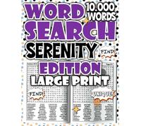 Word Search Serenity Edition - 10,000 Puzzles for Deep Calm