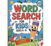 Word Search Shape Puzzle and Riddle Book for Kids Ages 4-8: 60 Fun Word Searches and 30 Easy Riddles with Sight Words, Simple Sentences, and Learning Activities