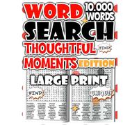 Word Search Thoughtful Moments Edition - 10,000 Reflective Puzzles