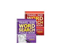 (Word Search) Travel Size Puzzle Books Word Search Sudoku Or Cross Word Spiral Bound Over 100