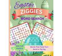 Word Search ZIGGIES Easter: Words That Bend Twist Turn or Zig Zag