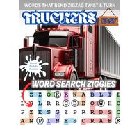 Word Search Ziggies Truckers: Words That Bend Zig Zag Twist & Turn