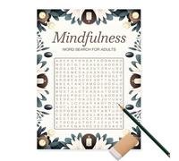 Word Searchbooks, Adult Word Searchbooks, Relaxing Games for Stress Relief, Relaxing Word Search Book for Adults and Seniors, Fun Word Search Game for Stress Relief, Including 400 Advices